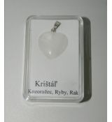Krištáľ veľké srdce