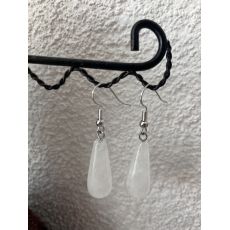 Náušnice visiace slza krištáľ