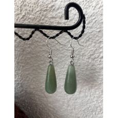 Náušnice visiace slza avanturín