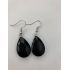 Náušnice visiace oválne ónyx